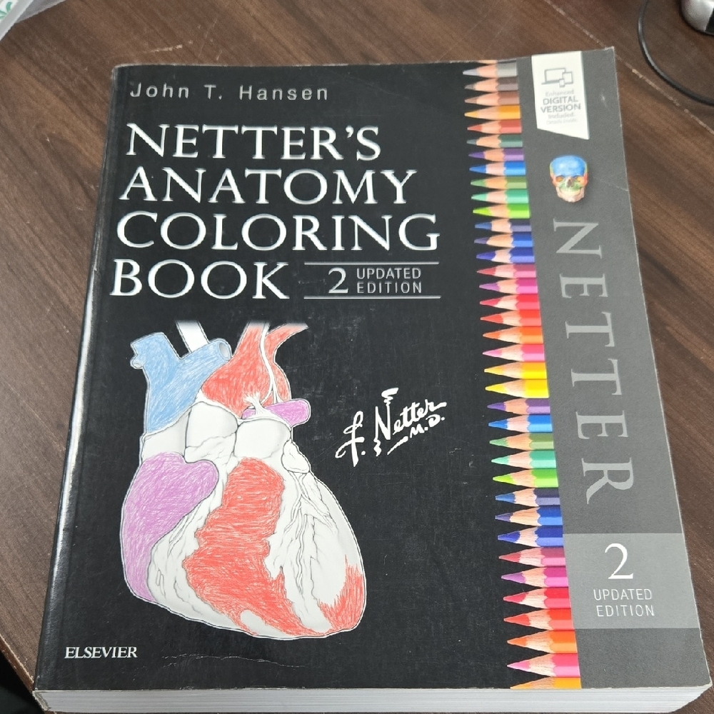 Netter's Anatomy Coloring Book - Updated Edition